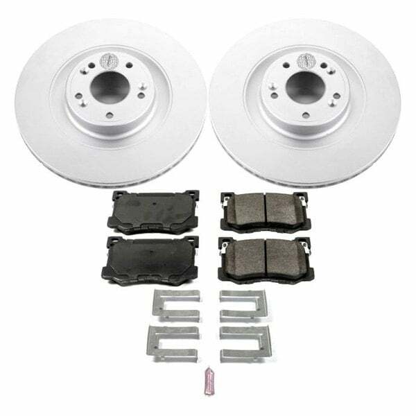 Power Stop 15-16 Hyundai Genesis Front Z17 Evolution Geomet Coated Brake Kit - CRK7030