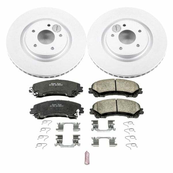 Power Stop 14-19 Nissan Rogue Front Z17 Evolution Geomet Coated Brake Kit - CRK7034