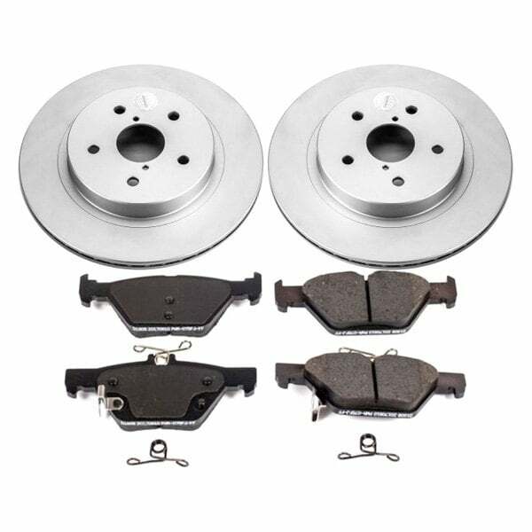 Power Stop 15-18 Subaru Legacy Rear Z17 Evolution Geomet Coated Brake Kit - CRK7039