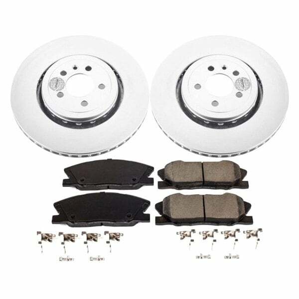 Power Stop 14-22 Dodge Charger Front Z17 Coated Brake Kit - CRK7050