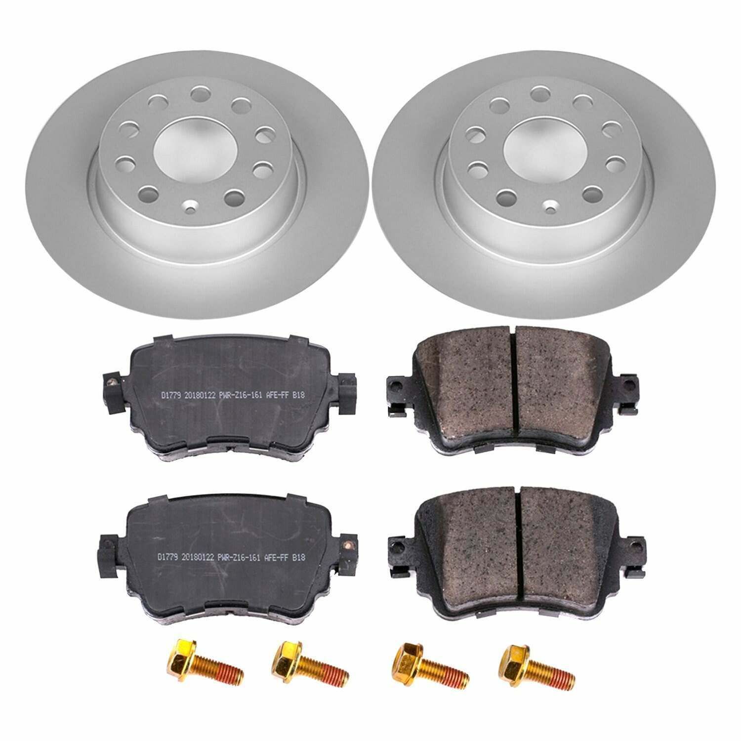 Power Stop 15-18 Volkswagen Golf Rear Z23 Evolution Sport Coated Brake Kit - CRK7053