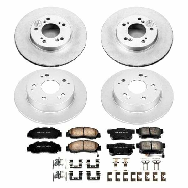 Power Stop 97-01 Acura Integra Front & Rear Z17 Evolution Geomet Coated Brake Kit - CRK707