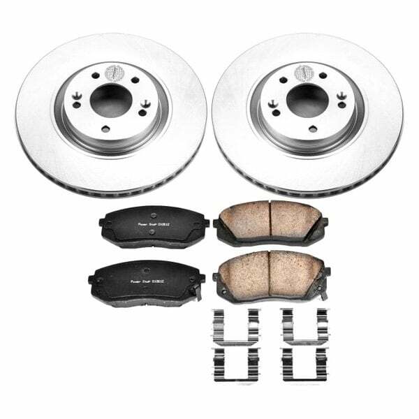 Power Stop 15-16 Hyundai Sonata Front Z17 Evolution Geomet Coated Brake Kit - CRK7083
