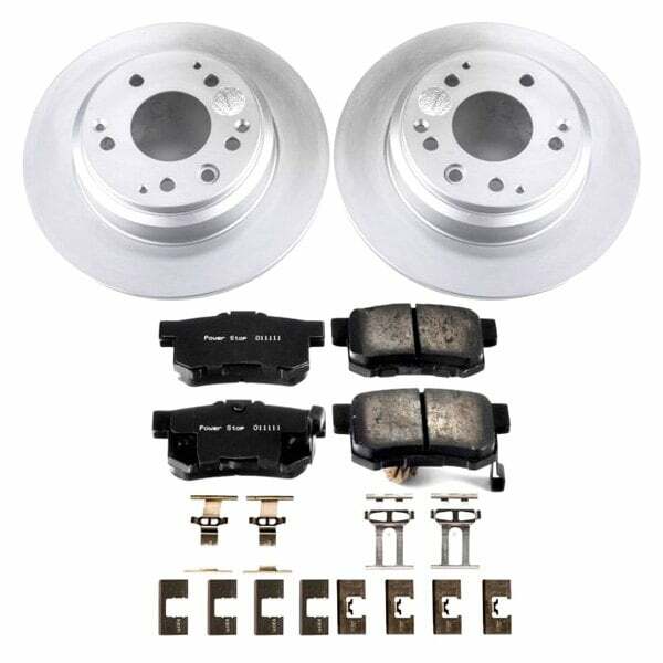 Power Stop 96-98 Acura RL Rear Z17 Evolution Geomet Coated Brake Kit - CRK709