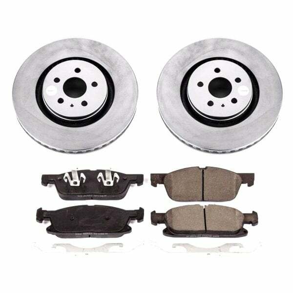 Power Stop 15-19 Ford Edge Front Z17 Evolution Geomet Coated Brake Kit - CRK7143