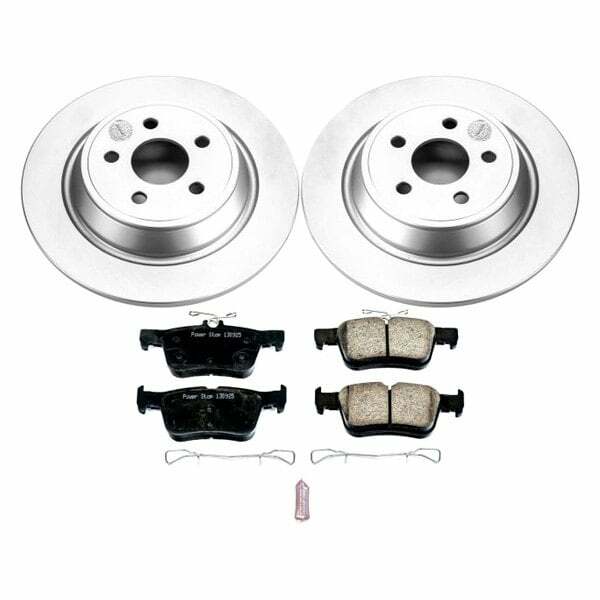 Power Stop 15-19 Ford Edge Rear Z17 Evolution Geomet Coated Brake Kit - CRK7144