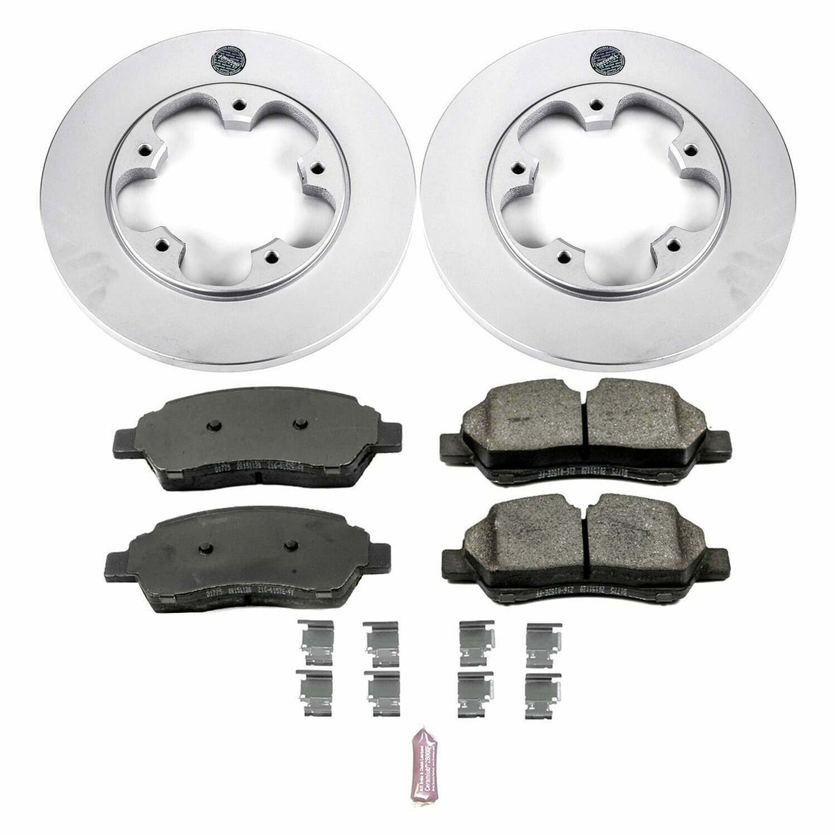 Power Stop 15-19 Ford Transit-150 Rear Z17 Evolution Geomet Coated Brake Kit - CRK7145