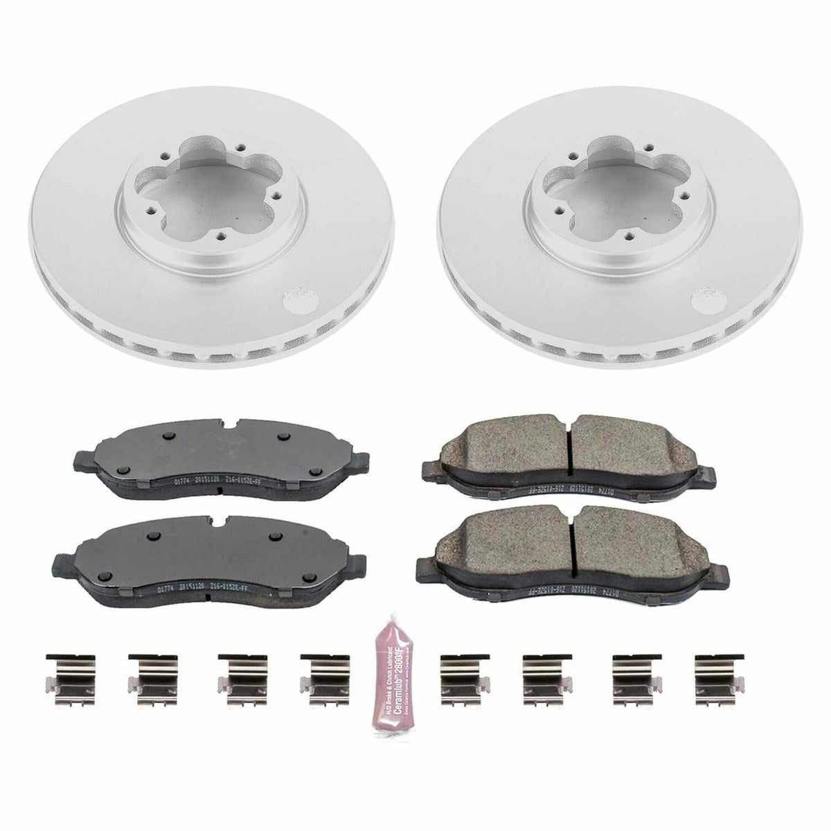 Power Stop 15-19 Ford Transit-150 Front Z17 Evolution Geomet Coated Brake Kit - CRK7150