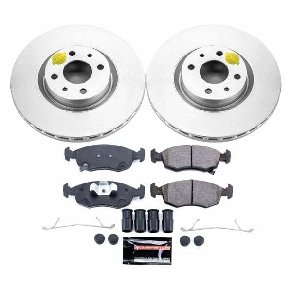 Power Stop 13-18 Fiat 500 Front Z23 Evolution Sport Coated Brake Kit - CRK7168