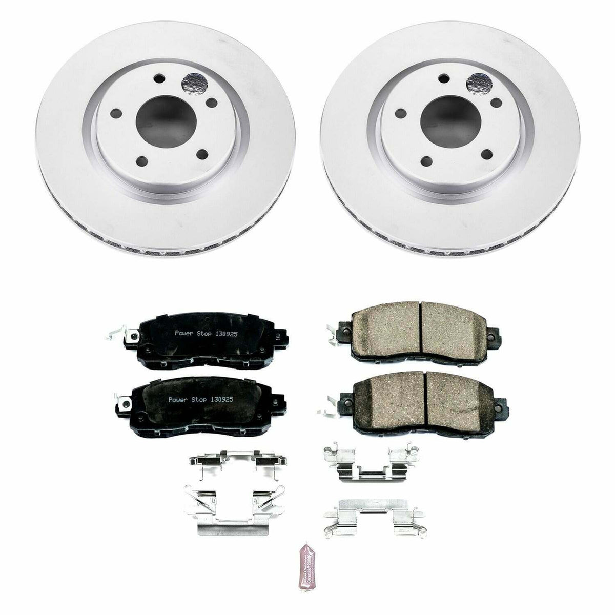 Power Stop 14-17 Nissan Leaf Front Z17 Evolution Geomet Coated Brake Kit - CRK7215