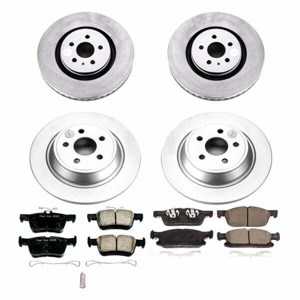 Power Stop 15-19 Ford Edge Front & Rear Z17 Evolution Geomet Coated Brake Kit - CRK7231