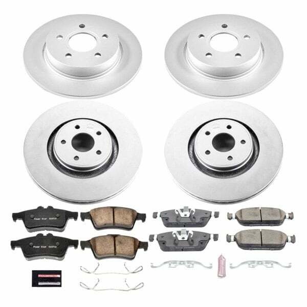 Power Stop 15-18 Ford Focus Front & Rear Z17 Evolution Geomet Coated Brake Kit - CRK7233