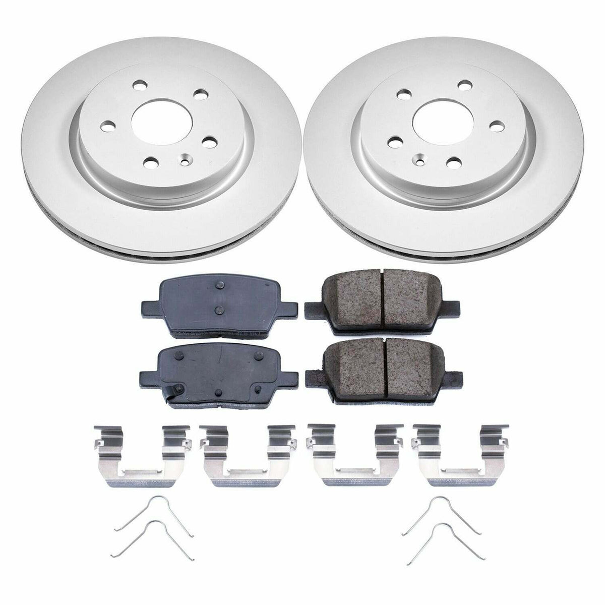 Power Stop 16-18 Cadillac CT6 Rear Z17 Evolution Geomet Coated Brake Kit - CRK7289