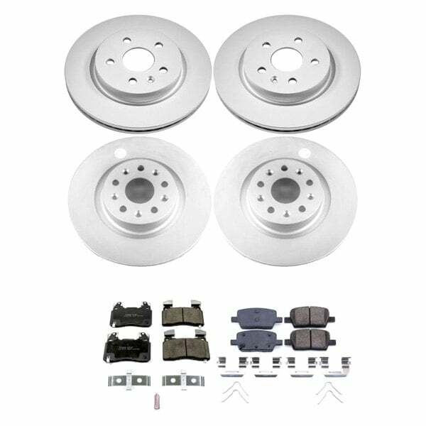 Power Stop 16-18 Cadillac CT6 Front & Rear Z17 Evolution Geomet Coated Brake Kit - CRK7292