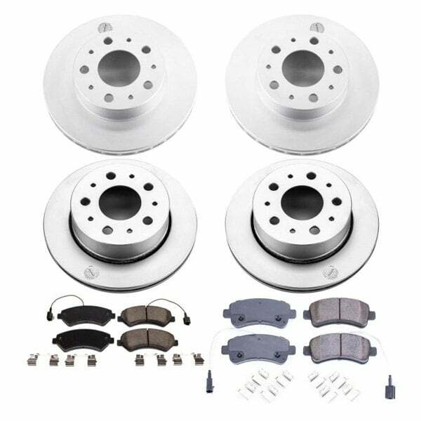Power Stop 14-15 Ram ProMaster 1500 Front & Rear Z17 Evolution Geomet Coated Brake Kit - CRK7304