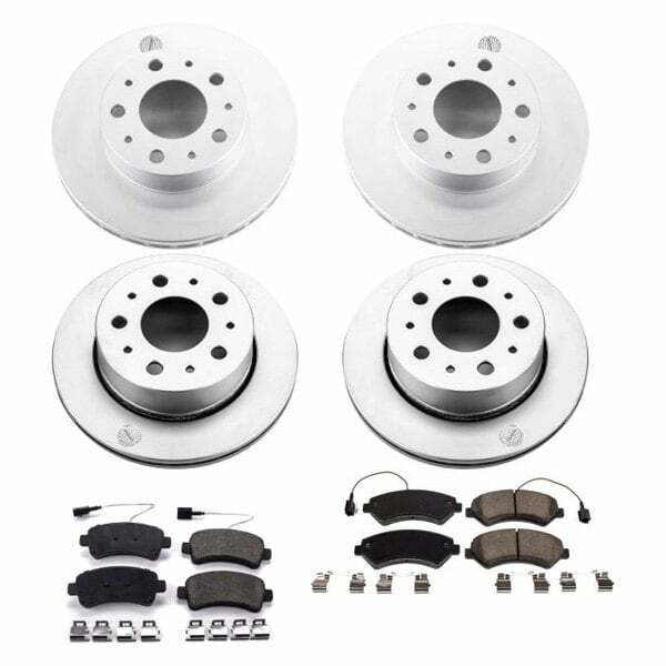 Power Stop 15-19 Ram ProMaster 1500 Front & Rear Z17 Evolution Geomet Coated Brake Kit - CRK7305