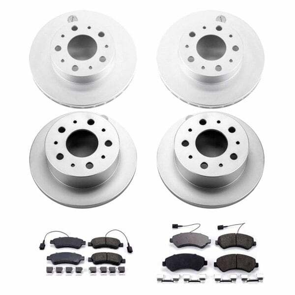 Power Stop 14-19 Ram ProMaster 1500 Front & Rear Z17 Evolution Geomet Coated Brake Kit - CRK7308