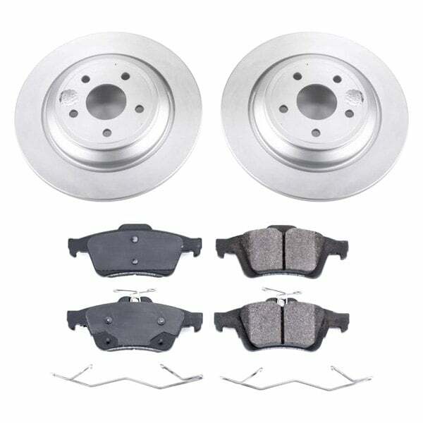 Power Stop 16-18 Ford Focus Rear Z17 Evolution Geomet Coated Brake Kit - CRK7320