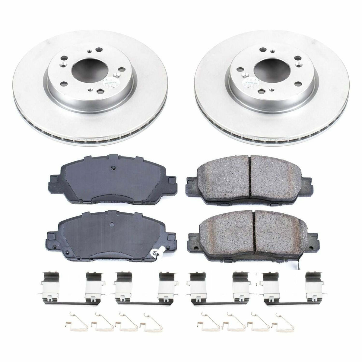 Power Stop 16-17 Honda Accord Front Z17 Evolution Geomet Coated Brake Kit - CRK7345