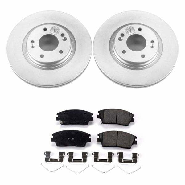 Power Stop 17-19 Hyundai Elantra Front Z17 Evolution Geomet Coated Brake Kit - CRK7355