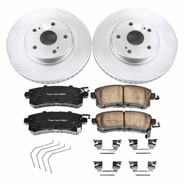 Power Stop 15-18 Subaru Legacy Front Z17 Evolution Geomet Coated Brake Kit - CRK7356
