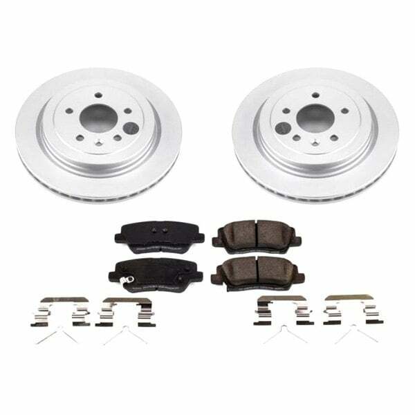 Power Stop 16-18 Cadillac ATS Rear Z17 Evolution Geomet Coated Brake Kit - CRK7401