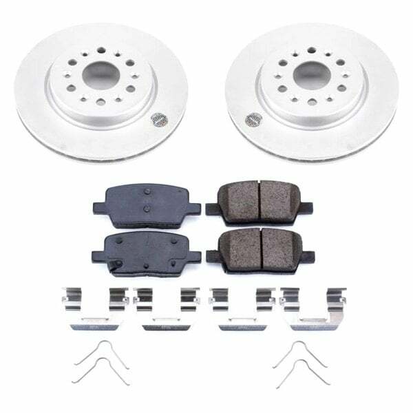 Power Stop 18-19 Buick Enclave Rear Z17 Evolution Geomet Coated Brake Kit - CRK7411