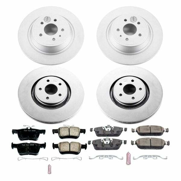 Power Stop 15-17 Lincoln MKC Front & Rear Z17 Evolution Geomet Coated Brake Kit - CRK7418
