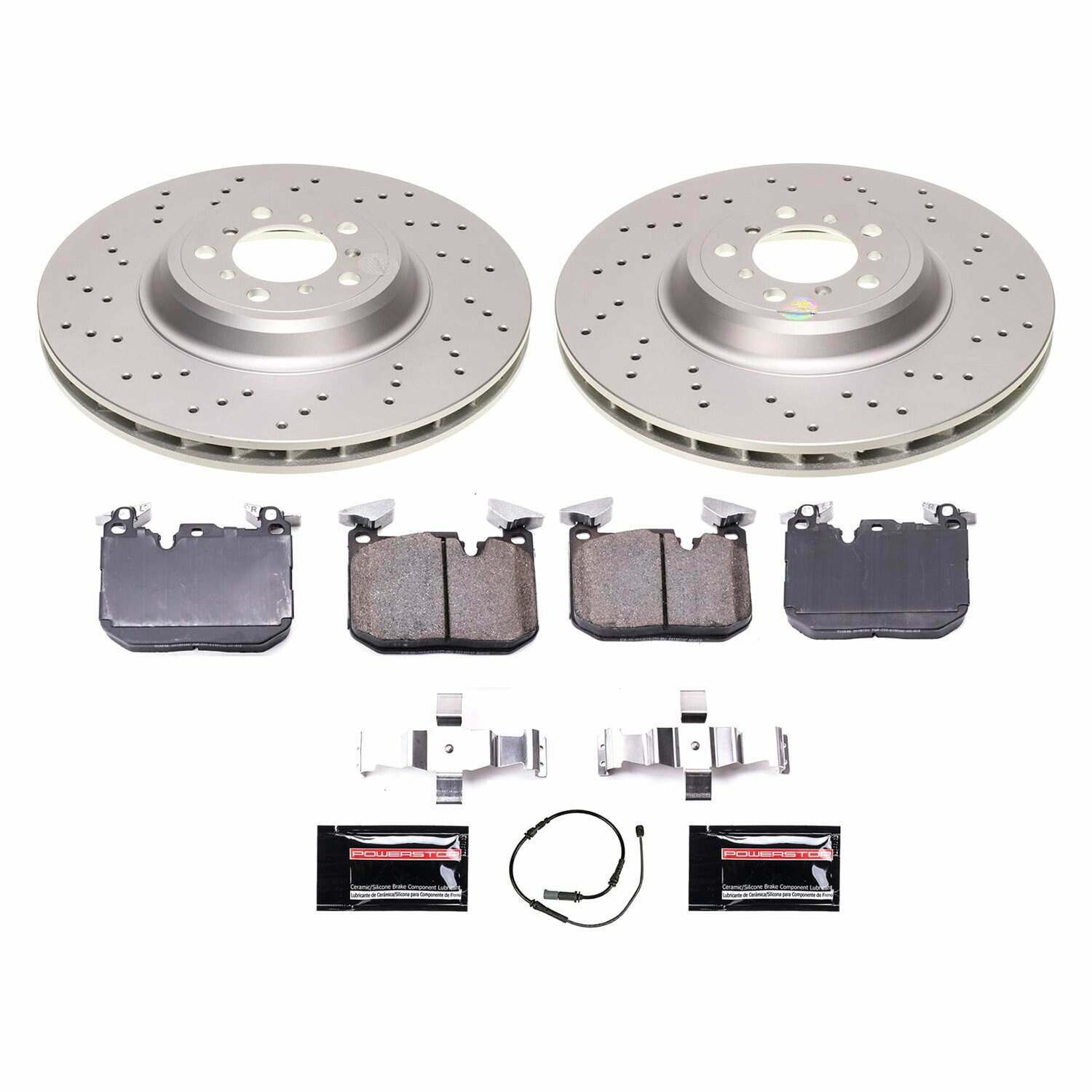 Power Stop 16-18 BMW M2 Front Z23 Coated Brake Kit - CRK7446