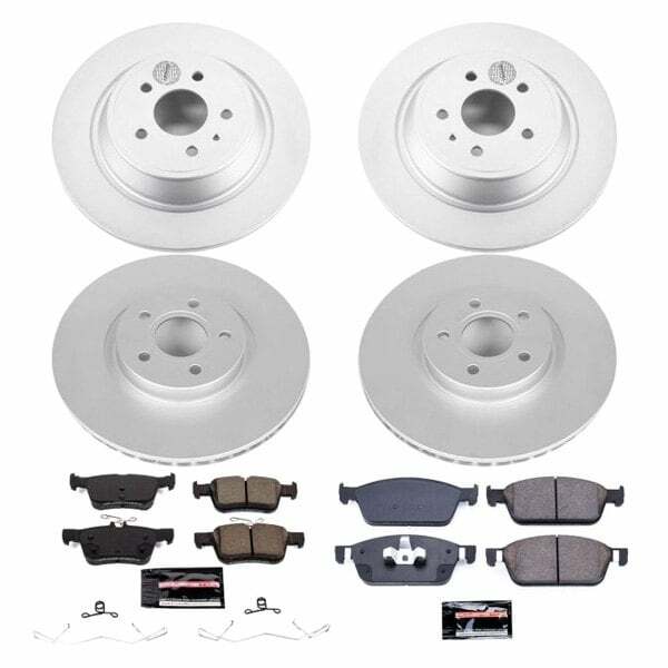 Power Stop 17-18 Ford Escape Front & Rear Z23 Evolution Sport Coated Brake Kit - CRK7569