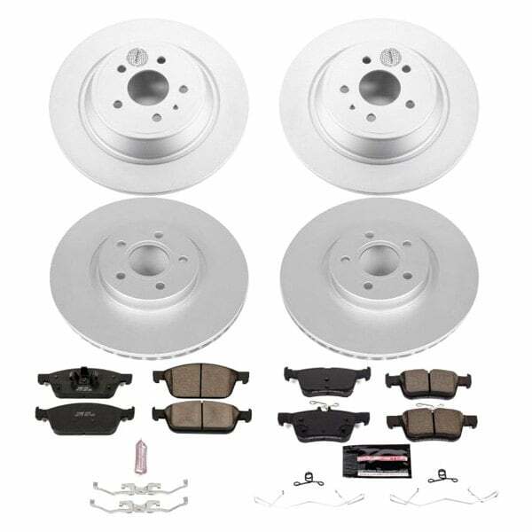 Power Stop 17-19 Ford Escape Front & Rear Z23 Evolution Sport Coated Brake Kit - CRK7570