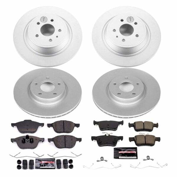 Power Stop 17-19 Ford Escape Front & Rear Z23 Evolution Sport Coated Brake Kit - CRK7571