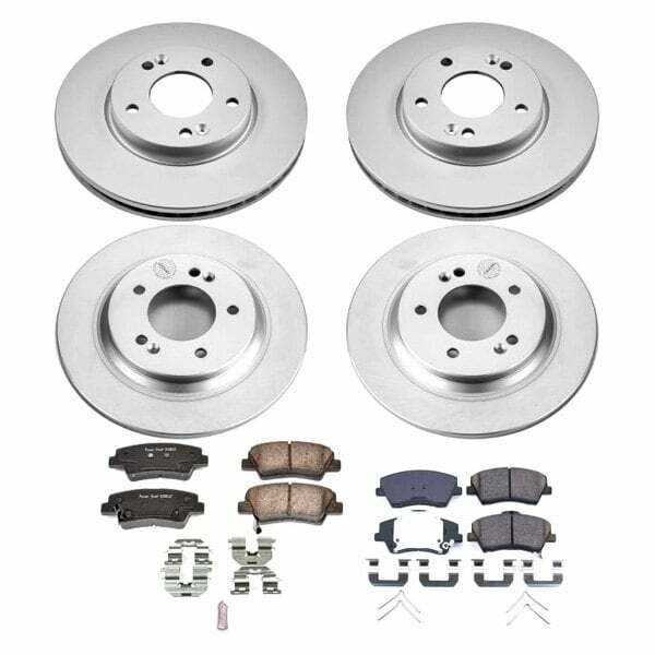 Power Stop 18-19 Hyundai Elantra GT Front & Rear Z17 Evolution Geomet Coated Brake Kit - CRK7580
