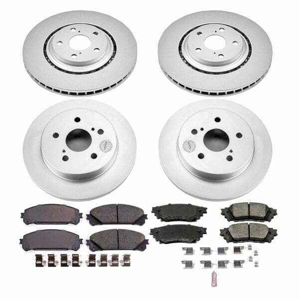 Power Stop 15-17 Lexus NX200t Front & Rear Z17 Evolution Geomet Coated Brake Kit - CRK7605