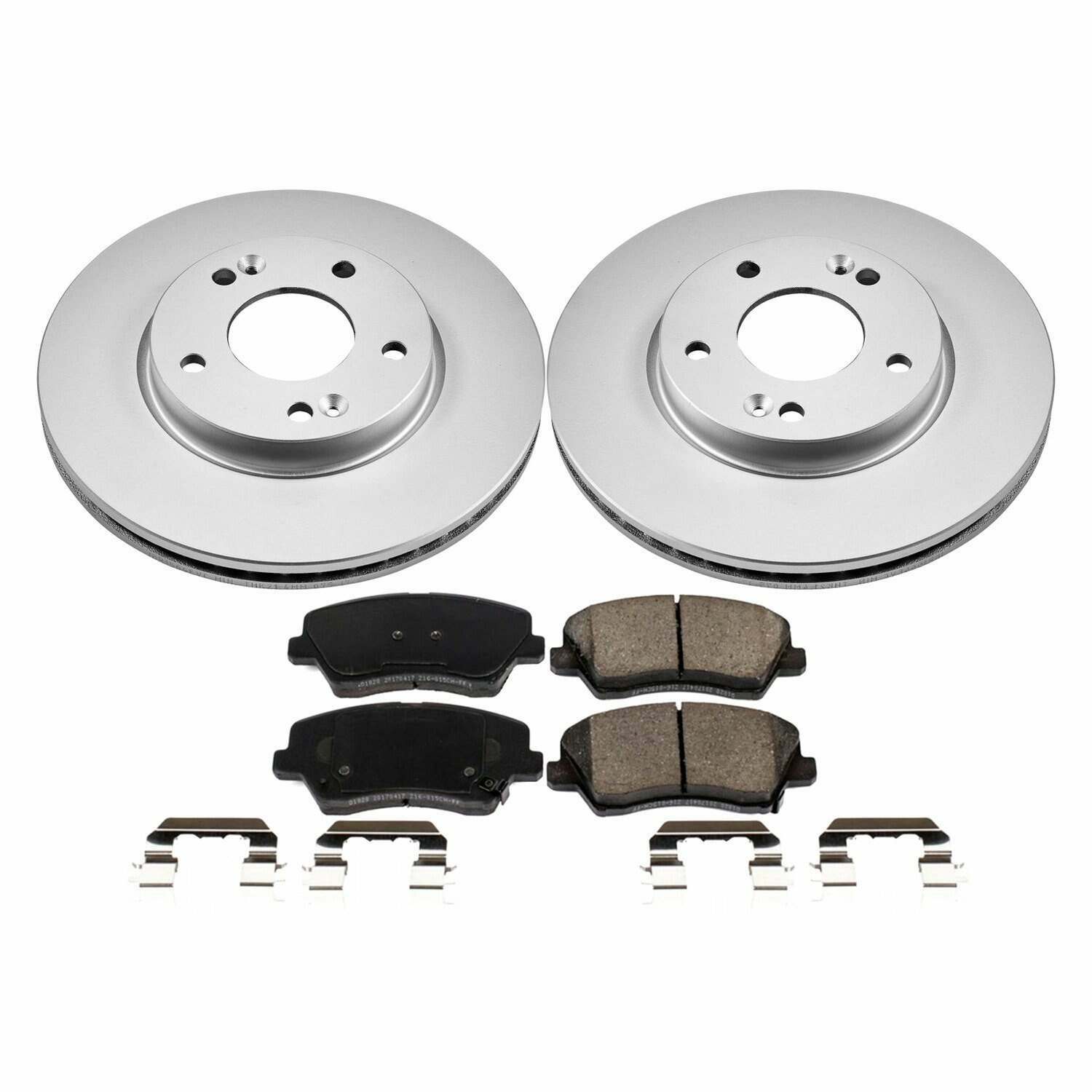 Power Stop 16-17 Hyundai Veloster Front Z17 Evolution Geomet Coated Brake Kit - CRK7672