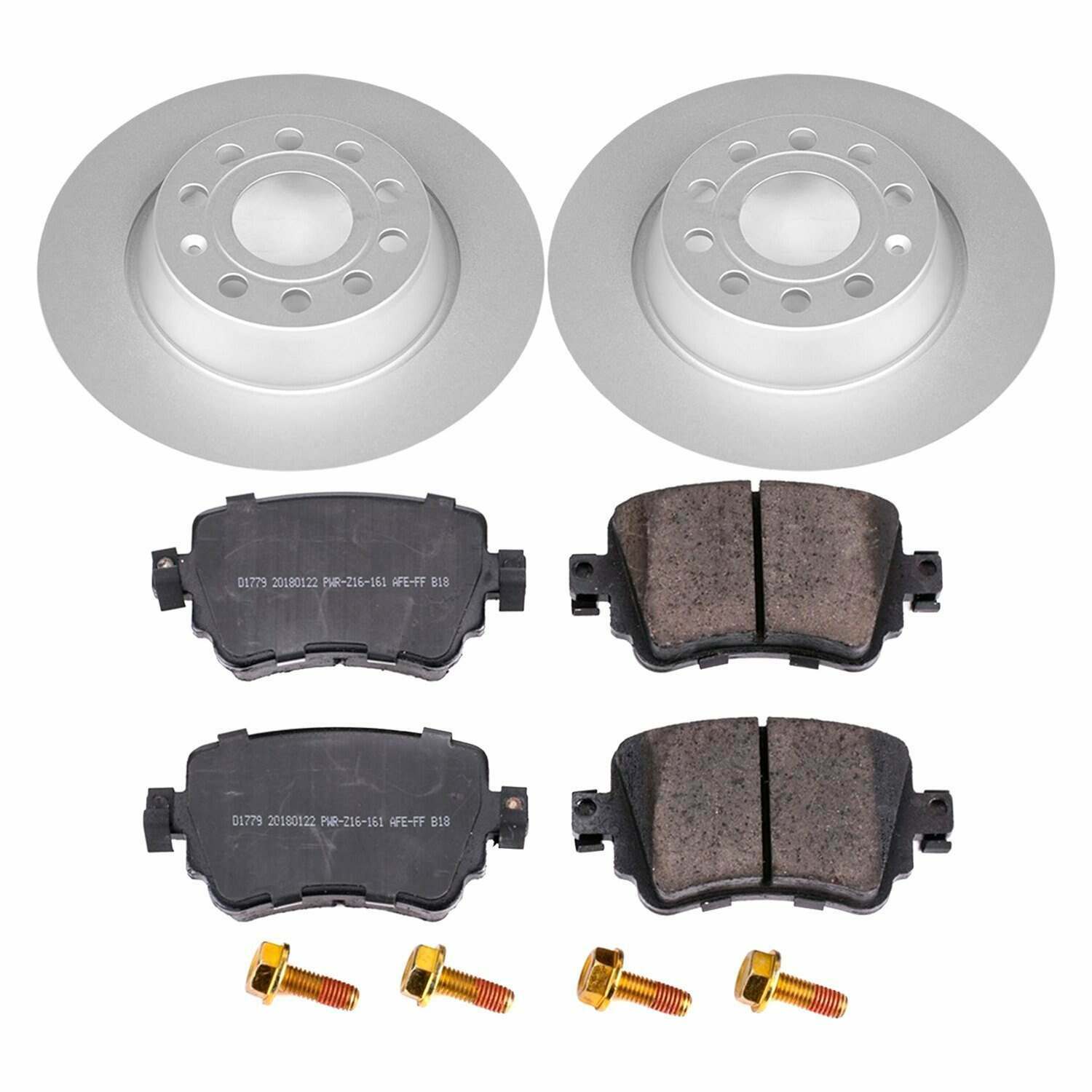 Power Stop 16-18 Audi Q3 Rear Z23 Evolution Sport Coated Brake Kit - CRK7707