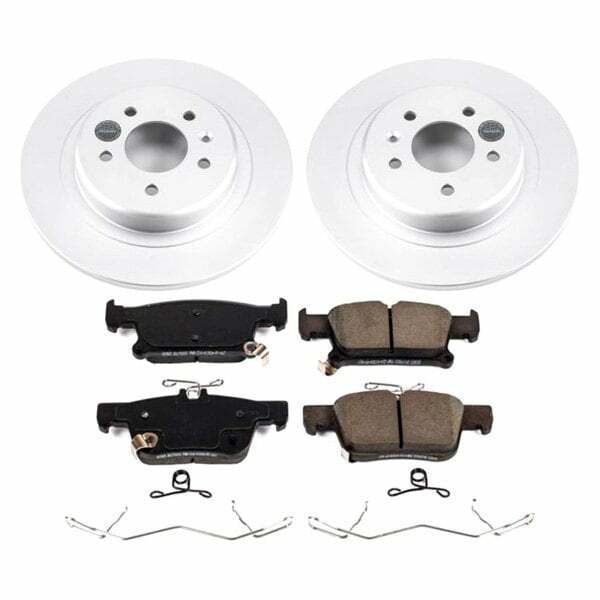 Power Stop 16-18 Buick Envision Rear Z17 Evolution Geomet Coated Brake Kit - CRK7716