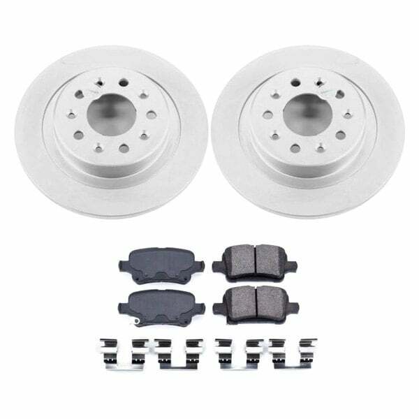 Power Stop 17-19 Buick LaCrosse Rear Z17 Evolution Geomet Coated Brake Kit - CRK7717