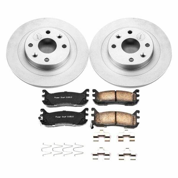 Power Stop 97-03 Ford Escort Rear Z17 Evolution Geomet Coated Brake Kit - CRK772