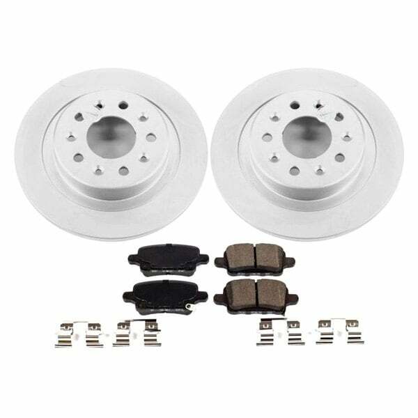 Power Stop 2018 Chevrolet Equinox Rear Z17 Evolution Geomet Coated Brake Kit - CRK7721