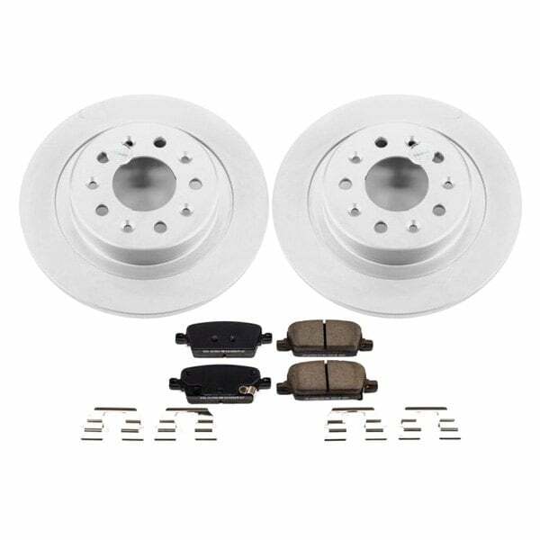 Power Stop 16-18 Chevrolet Malibu Rear Z17 Evolution Geomet Coated Brake Kit - CRK7722