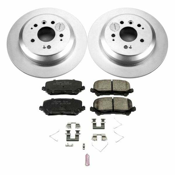 Power Stop 16-19 Honda Pilot Rear Z17 Evolution Geomet Coated Brake Kit - CRK7727