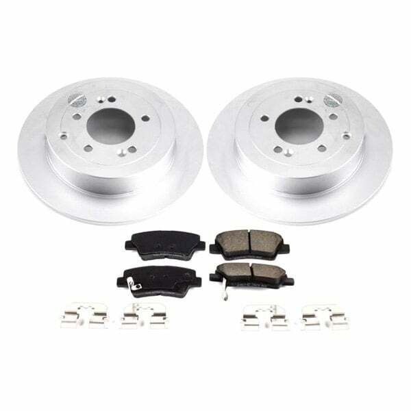 Power Stop 16-18 Hyundai Tucson Rear Z17 Evolution Geomet Coated Brake Kit - CRK7729