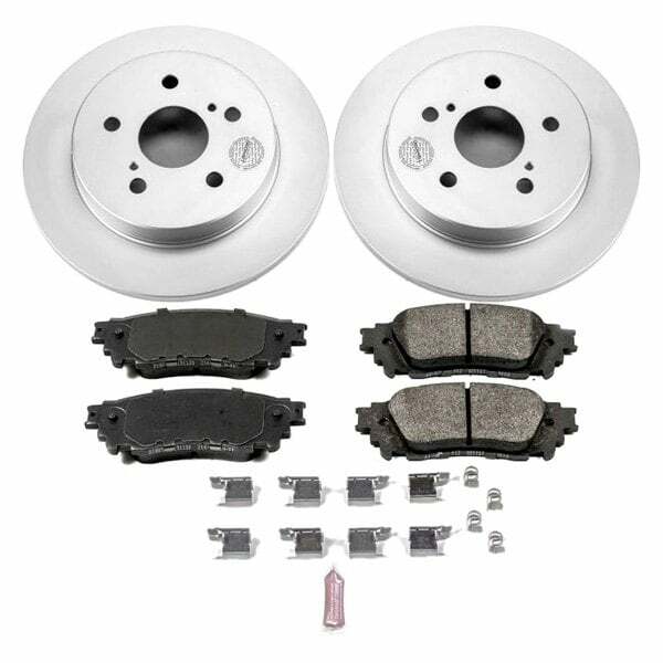 Power Stop 15-17 Lexus NX200t Rear Z17 Evolution Geomet Coated Brake Kit - CRK7739
