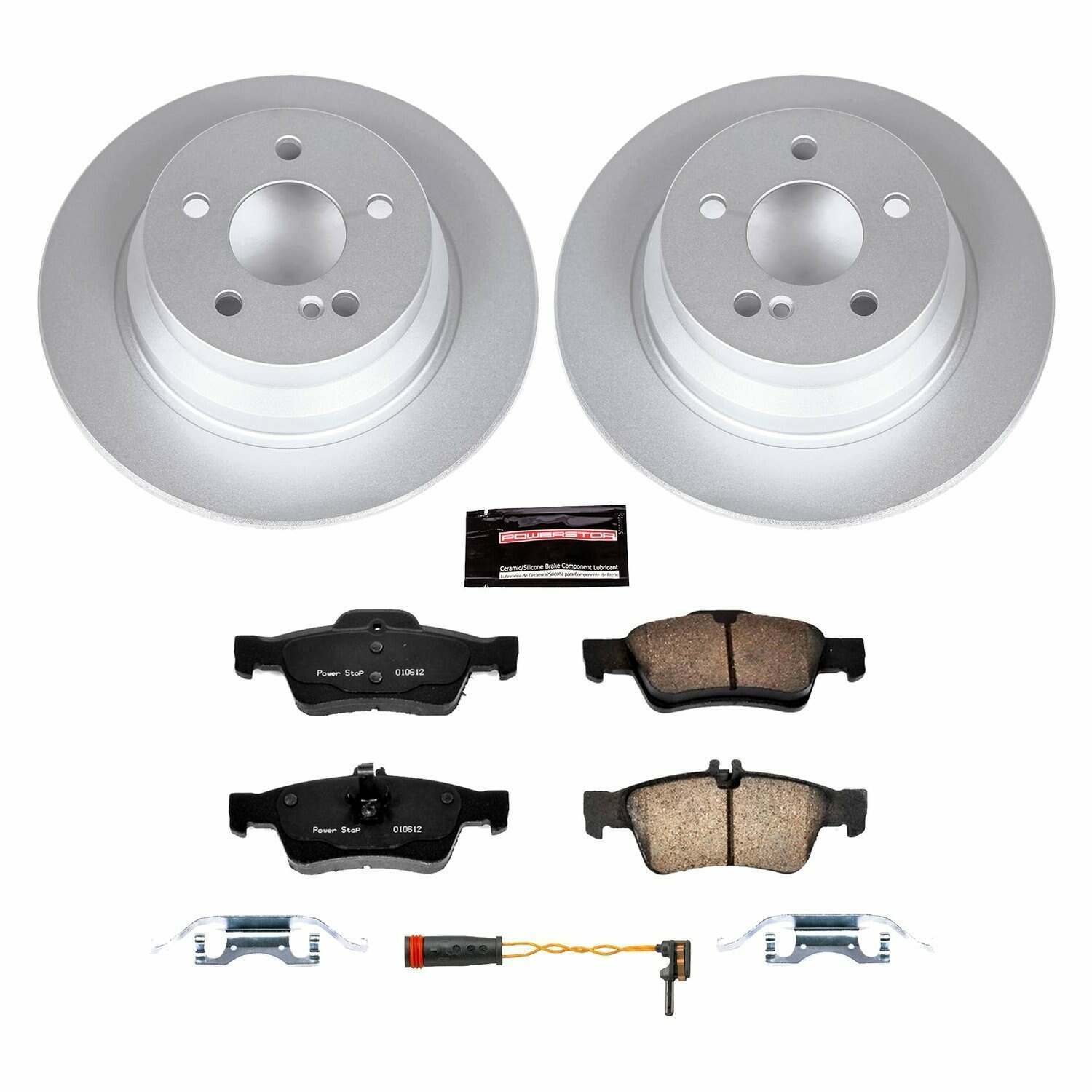 Power Stop 14-16 Mercedes-Benz E250 Rear Z23 Evolution Sport Coated Brake Kit - CRK7745