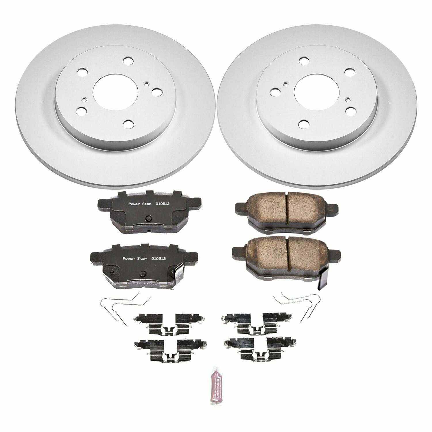 Power Stop 2016 Scion iM Rear Z17 Evolution Geomet Coated Brake Kit - CRK7753