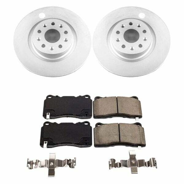 Power Stop 16-17 Cadillac CT6 Front Z17 Evolution Geomet Coated Brake Kit - CRK7777