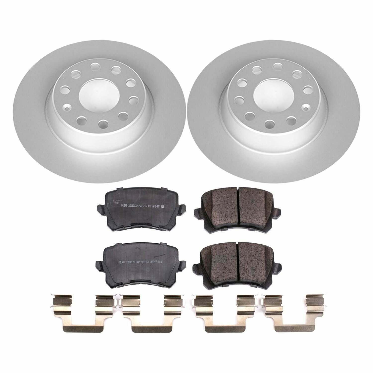 Power Stop 2009 Volkswagen Passat Rear Z23 Evolution Sport Coated Brake Kit - CRK7811