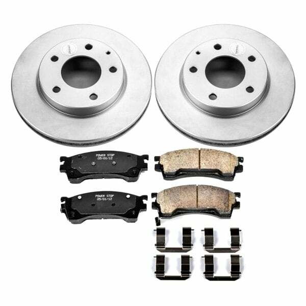 Power Stop 93-97 Ford Probe Front Z17 Evolution Geomet Coated Brake Kit - CRK782