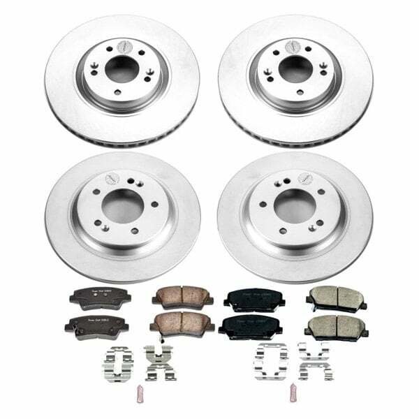 Power Stop 13-15 Kia Optima Front & Rear Z17 Evolution Geomet Coated Brake Kit - CRK7824